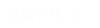 logo SAYPI en blanco